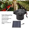 Solar Exhaust Fan Efficient Heat Dissipation Ventilation 50W Solar Panel