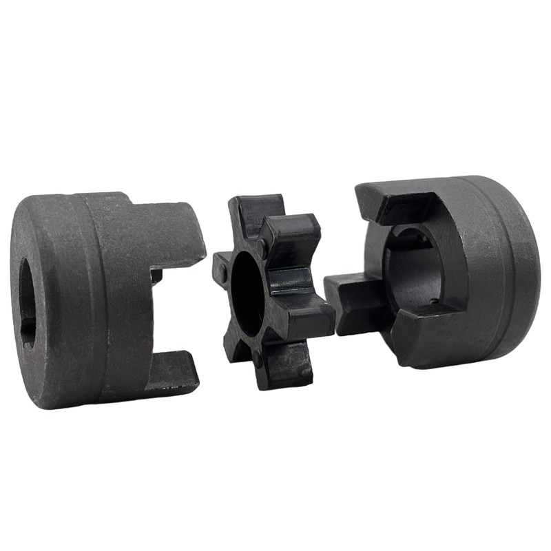 Saelno 3/4" to 7/8" L075 Flexible 3-Piece L-Jaw Coupling Coupler
