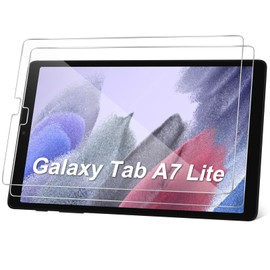 LEEBOSS Screen Protector for Galaxy Tab A7 Lite (2021) 8.7 inch, 9H HD Clear Tempered Glass Screen Film [2-Pack]