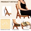 Rattan Dining Chairs Walnut Natural Resin Rattan Chair Foldable 2