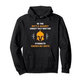 Urinary Tract Infection Awareness | Disease Fighter Warrior Pullover Hoodie