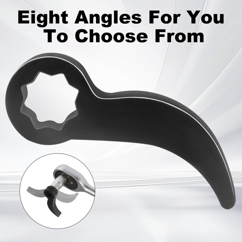 XDENGP Pry Bar Wrench Adaptor Head, Crowbar Adapter Head, Adjustable