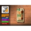 Tin Sign with Tiki Bar Aloha Design 12 x 18