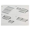 Window Awning Door Canopy,35" x 77" Polycarbonate Cover Front Door