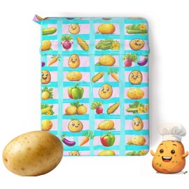 RONDURE Microwave Potato Bag Reusable Baked Potato Bags for Microwave Cooking, Potato Express Pouch, Fast & Even Baking Cooker