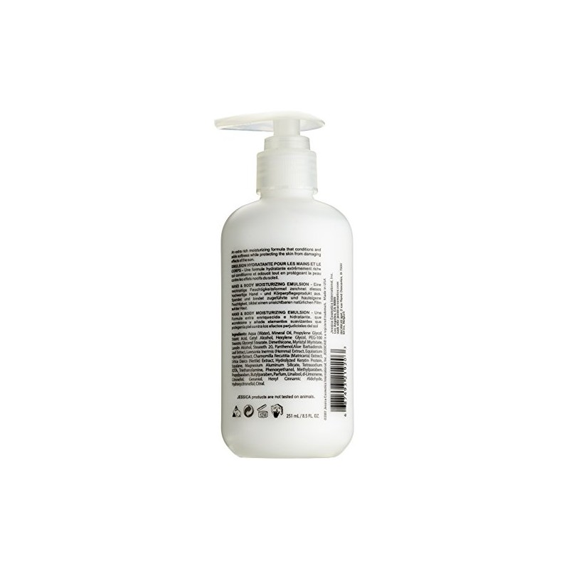 JESSICA Body Lotion, Hand and Body Moisturising Emulsion, Hydrating for