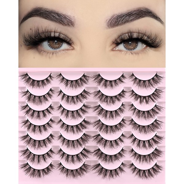 FARRED FARRED Lashes Natural Eyelashes Wispy Cat Eye False Lashes