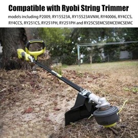 313318001 Trimmer Head Kit Replacement for Ryobi String Trimmer P2009 RY15523A RY15523AVNM, M10X1.25 Screw Thread, 1 Trimmer Head 1 Handle