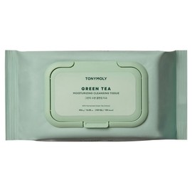 Tony Moly Green Tea Moisture Cleansing Tissue 100p, 456g, 1 piece / 토니모리 그린티 수분 클렌징 티슈 100p, 456g, 1개