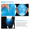 Kisangel Pilates Ball Exercise Ball Small Workout Ball Portable Trainer