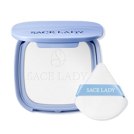 SACE LADY Face Powder Waterproof Setting Makeup, Oil Control Pressed Powder Compact for Women, Blurring Pores Matte Long Lasting Up to 24 Hours, Talc-Free and Cruelty-Free (#00 Translucent, 0.35Oz)