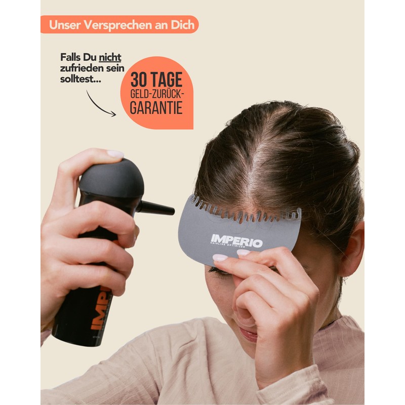 IMPERIO Hair line optimiser for IMPERIO scattered hair and pouring