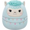 Squishmallows Original 7.5-Inch Lorna the Light Teal Llama