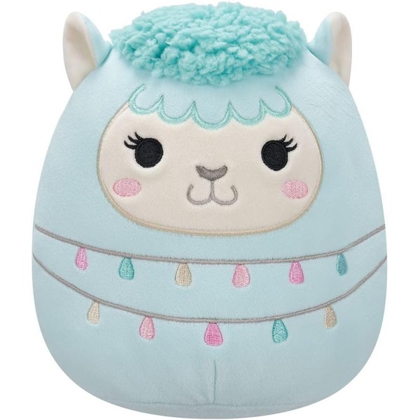 Squishmallows Original 7.5-Inch Lorna the Light Teal Llama
