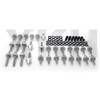 XKH- Motorcycle Silver Motorcycle Spike Fairing Bolts Compatible with 2001
