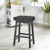 baibu Set of 2 Stool Cushion Rectangular, Super Soft Saddle