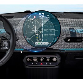 Coleya 2025 Cooper/Countryman/Aceman Screen Protector for Mini 9.4-inch Round OLED Display, 9H Tempered Glass&Anti-scratch 2025 Cooper/Countryman/Aceman Accessories HD Transparent New MINI Family 9.4"
