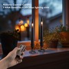 Homemory 6 Pcs Flameless Taper LED Candles with Remote and
