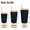 Reusable Insulated Sleeve for Iced Coffee Cup, Coffee Neoprene Sleeve
