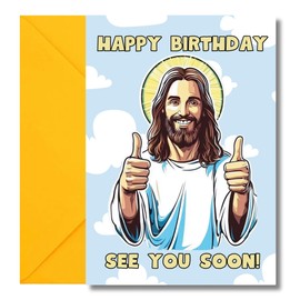 LimaLima Funny Birthday Card For Men & Women Rude See You Soon Dad Brother Sister Mum Best Friend