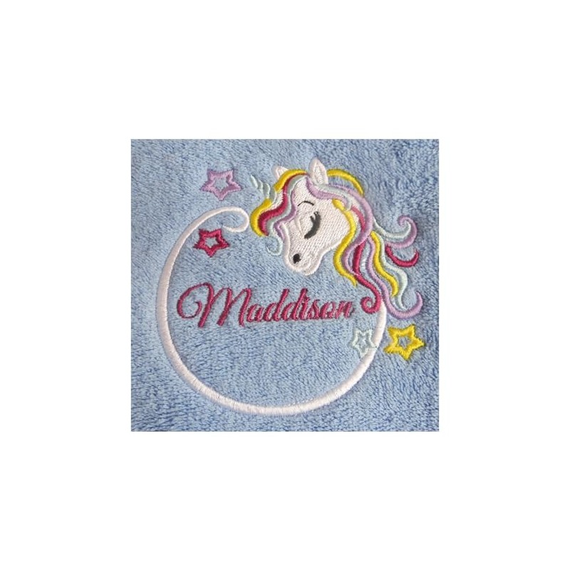 Whale (1379) - Embroidered Lightweight Soft Patterned Fleece Baby Blanket