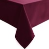 Hiasan Burgundy Rectangle Tablecloth - Waterproof and Spillproof Washable Fabric