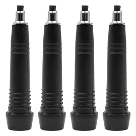 Hsthe Sea 4 x Trekking Pole Tips, Alpenstock Tip, Portable Replacement Pole for Trekking and Hiking Poles