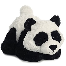 Aurora World Pudgy Panda Tushies Plush Toy (Black/White)
