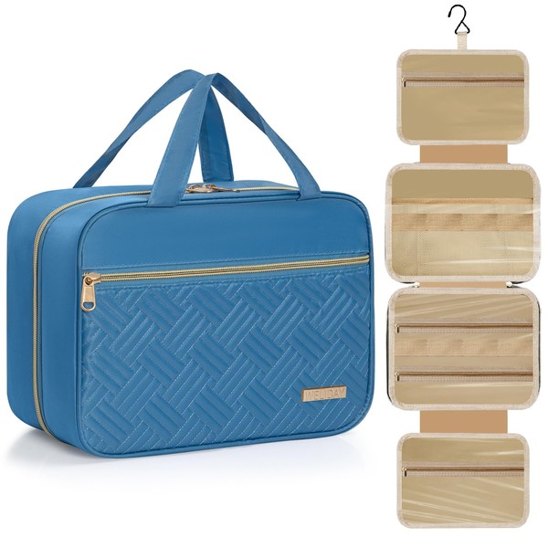 WELIDAY Travel Toiletry Bag - Spacious Toiletry Bag with Hanging