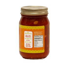 Green Jay Gourmet Mango Salsa - Mango-Flavored Fruit Salsa - Medium Heat Picante Salsa - Gourmet Salsa Sauce with No Preservatives - Gluten-Free, MSG-Free, Small Batch Mango Salsa Dip - 17 Ounces