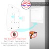 Wireless Light Switch, Wireless Light Switch and Receiver Kit Self-Powered