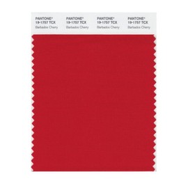 Pantone 19-1757 TCX Smart Color Swatch Card, Barbados Cherry