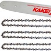 KAKEI 6 Inch Chainsaw Bar& Chain Combo 1/4" LP Pitch,