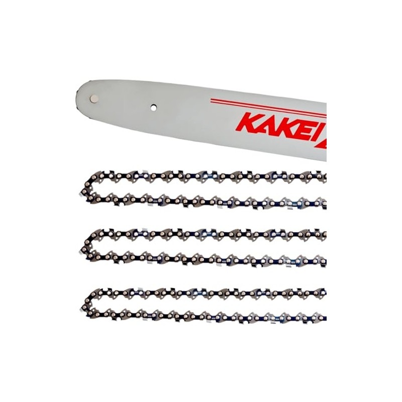KAKEI 6 Inch Chainsaw Bar& Chain Combo 1/4" LP Pitch,
