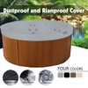 Schleuder Universal Thermal Round Hot Tub Cover, Waterproof, UV Resistant,
