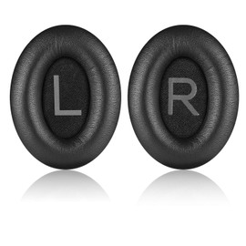 JECOBB almohadillas para orejas de repuesto para auriculares Bluetooth inalámbricos con cancelación de ruido Bose 700, NC700 solamente, con piel de proteína y almohadillas para orejas de espuma viscoelástica, Negro