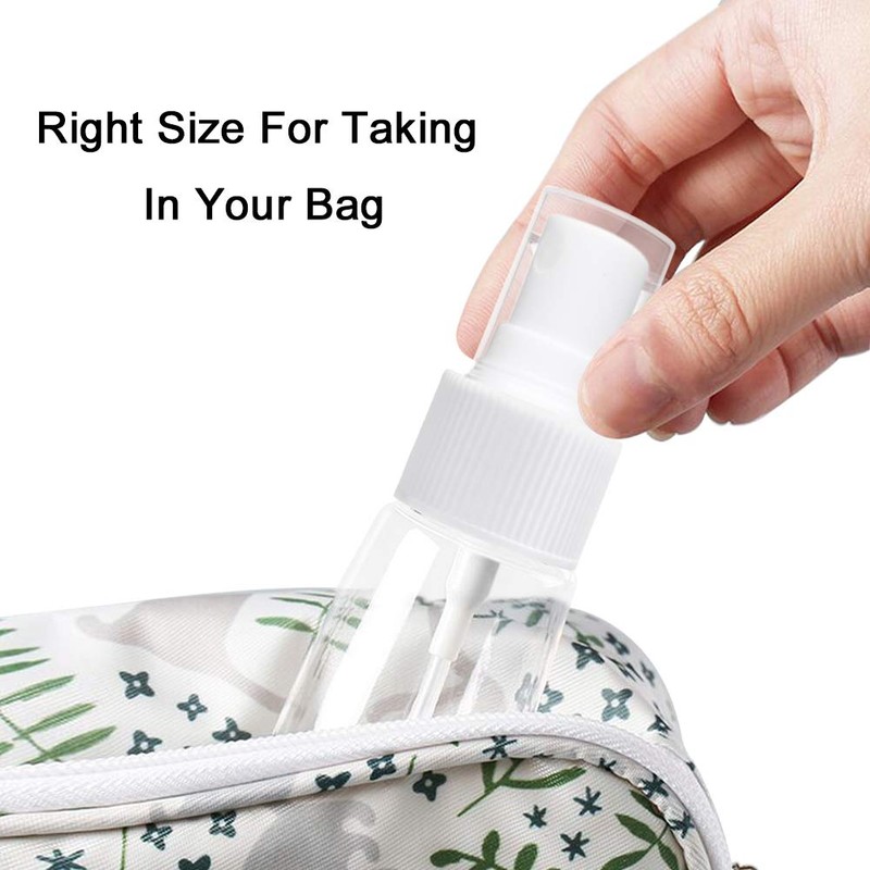Travel Bottles Fine Mist Spray Bottle Pump Bottles Dispenser 3.4oz/100ml