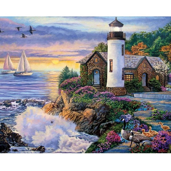 Bits and Pieces - Perfect Dawn 500 Piece Jigsaw Puzzles for Adults - Each Puzzle Measures 18" X 24" - 500 pc Jigsaws by Artist Laura Glen Lawson