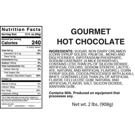 Hot Chocolate Supreme Gourmet Hot Chocolate 6 x 2lb case