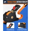 METOWARE Retractable Ratchet Straps (2-Pack) - 1 in x 10