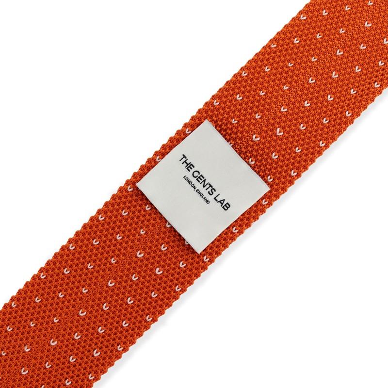 THE GENTS LAB Men's Square End Knitted Neck Tie With