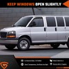 Rain Guards Fit for 1996-2026 Chevy Express Van 1500 &