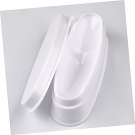 Healvian 2pcs Dipping Powder Container Compact Nail Art Tray for French Tips Easy Application for Salon and Home Use Manicure Tool for Beginners and Professionals