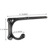Shelf Brackets with Hooks 6 Inch, Heavy Duty Floating Shelf