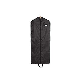 Covermates Keepsakes Garment Bag - Premium Polyester - Full Length Zipper - ID Window - Carrying Handles - Closet Storage - Black