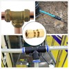 sourcing map 2Pcs Brass Compression Tube Fitting, 10mm Tube OD