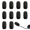 10-Pack Lavalier Microphone Foam Covers – 1.4" Windshields for Wireless