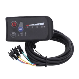 24V Electric Bike Control Panel LED Power Display 810 Instrument LCD for Electric Bike Motor Speed Control
