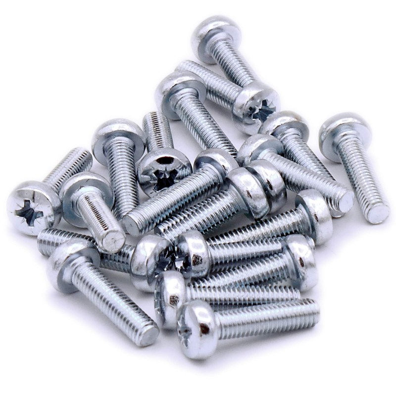 M5 (5mm x 20mm) Pozi Pan Machine Screw (Bolt) -