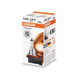 OSRAM Original 12V H8 halogen headlamp bulb 64212 1 piece in folding box, Orange